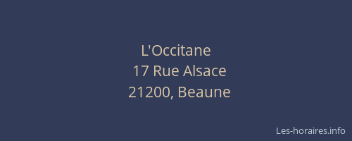 L'Occitane