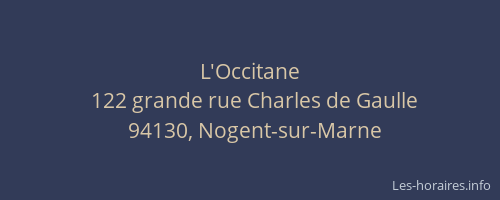 L'Occitane