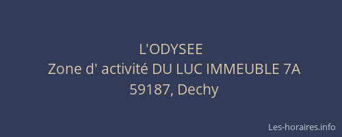 L'ODYSEE