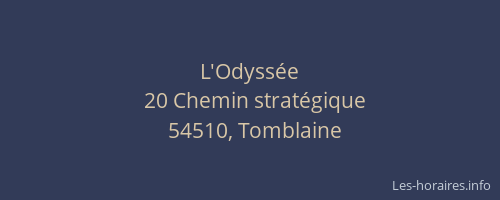 L'Odyss&eacute;e