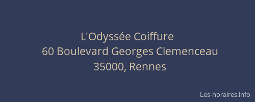 L'Odyssée Coiffure