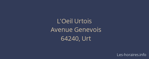L'Oeil Urtois