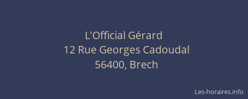 L'Official Gérard