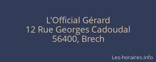 L'Official Gérard