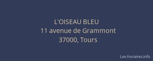 L'OISEAU BLEU