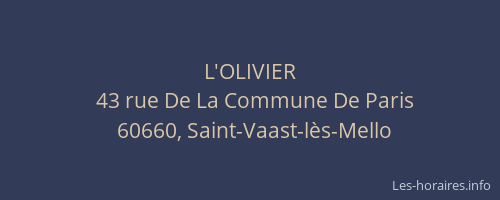 L'OLIVIER