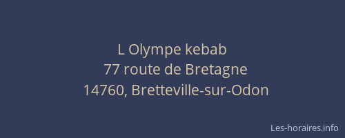 L Olympe kebab