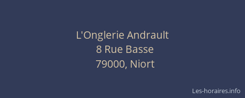 L'Onglerie Andrault