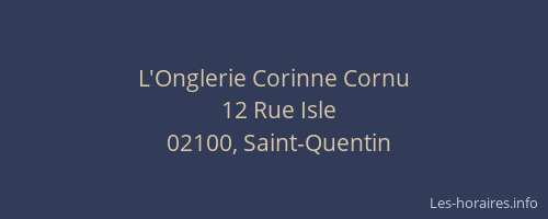 L'Onglerie Corinne Cornu