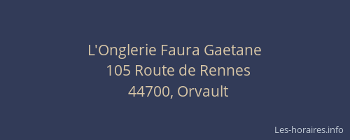 L'Onglerie Faura Gaetane