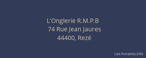 L'Onglerie R.M.P.B