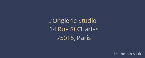 L'Onglerie Studio