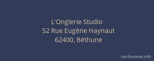 L'Onglerie Studio