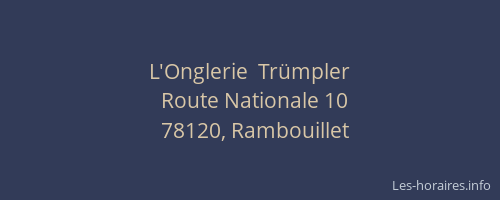 L'Onglerie  Tr&uuml;mpler