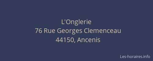 L'Onglerie