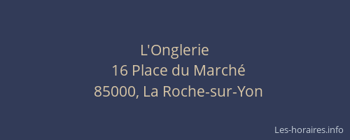 L'Onglerie
