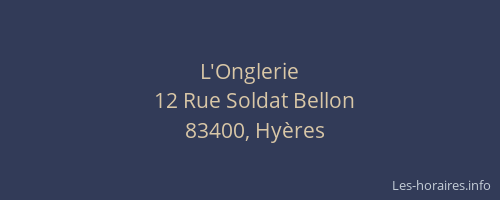 L'Onglerie