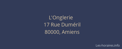 L'Onglerie