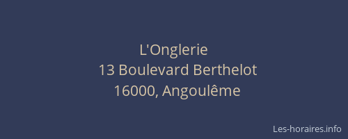 L'Onglerie