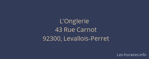 L'Onglerie