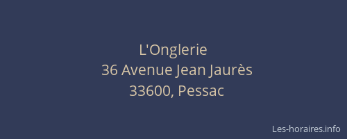 L'Onglerie