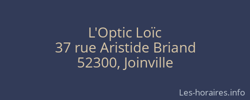 L'Optic Loïc