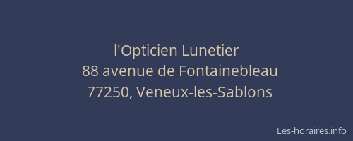 l'Opticien Lunetier