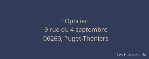 L'Opticien