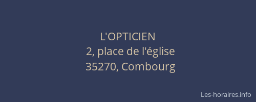 L'OPTICIEN