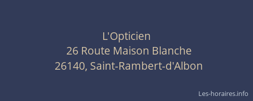 L'Opticien