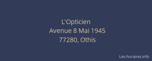 L'Opticien