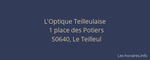 L'Optique Teilleulaise