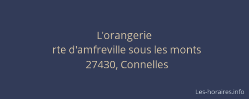 L'orangerie