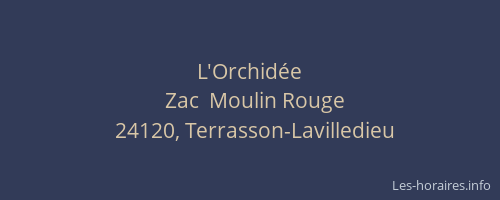 L'Orchid&eacute;e