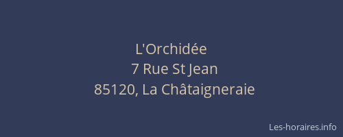L'Orchidée