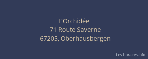 L'Orchidée