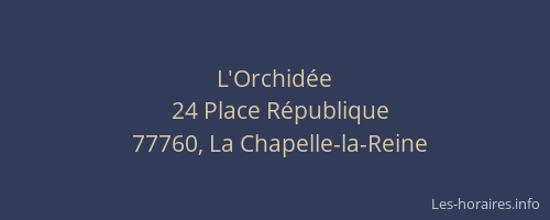 L'Orchidée