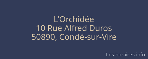 L'Orchidée