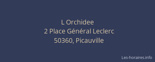 L Orchidee