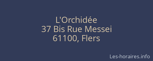 L'Orchidée