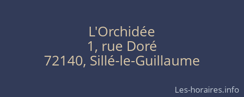 L'Orchidée