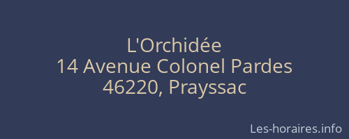 L'Orchidée