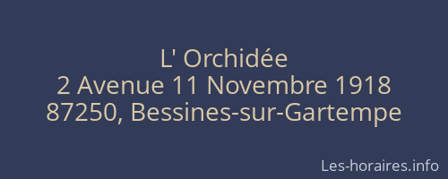 L' Orchidée