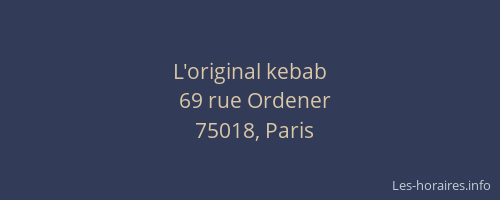 L'original kebab