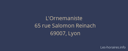 L'Ornemaniste