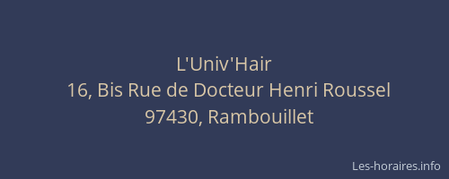 L'Univ'Hair