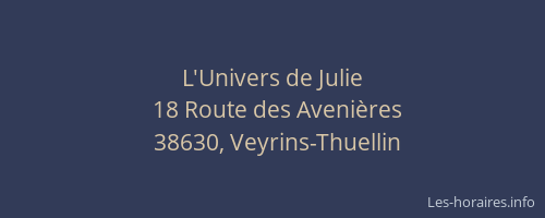 L'Univers de Julie