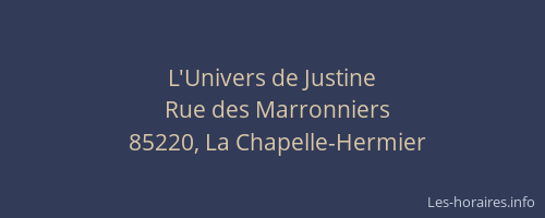 L'Univers de Justine