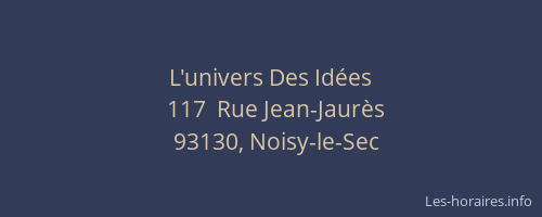 L'univers Des Idées
