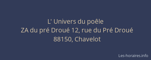 L' Univers du po&ecirc;le